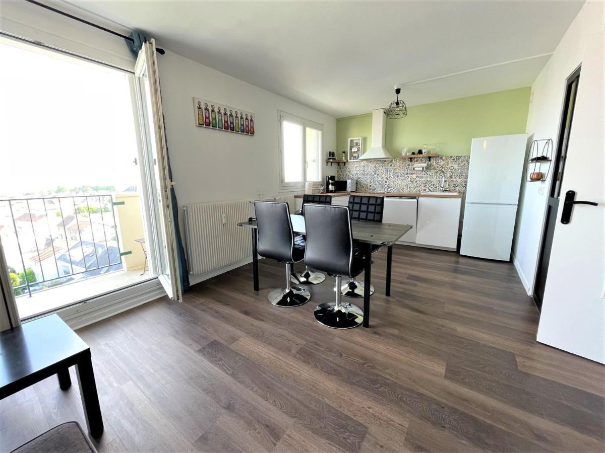 Brossolette Appartement T2 Spacieux Et Lumineux Balcon Vue Degagee Reims Exterior photo